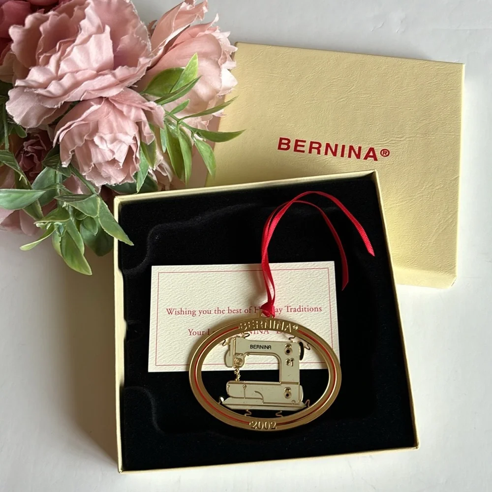 Bernina Holiday Ornament 2002 Sewing Machine Ornament Bernina Sewing Machine